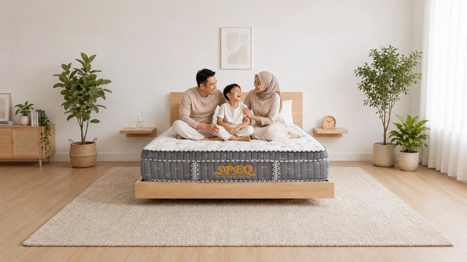 Keluarga di Kasur SPEQ