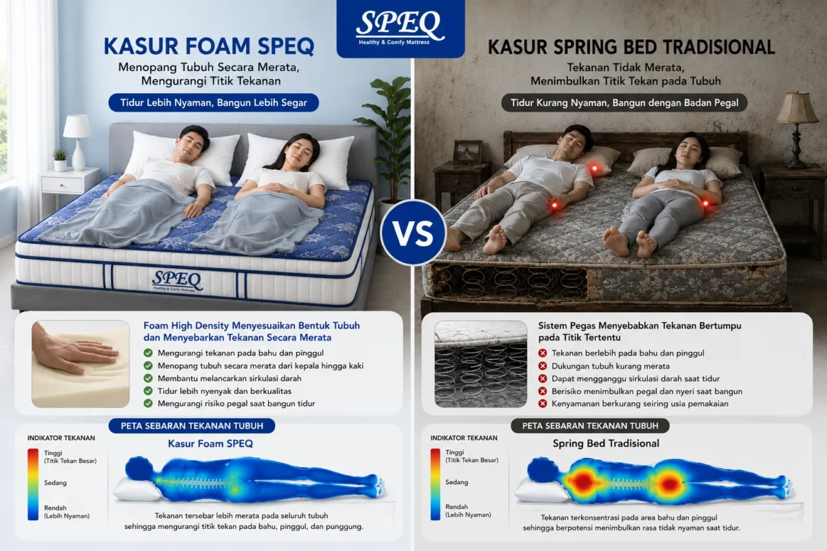 Kasur Busa Berkualitas Tinggi (Speq Mattress): Si "Pelukan Awan Pintar"