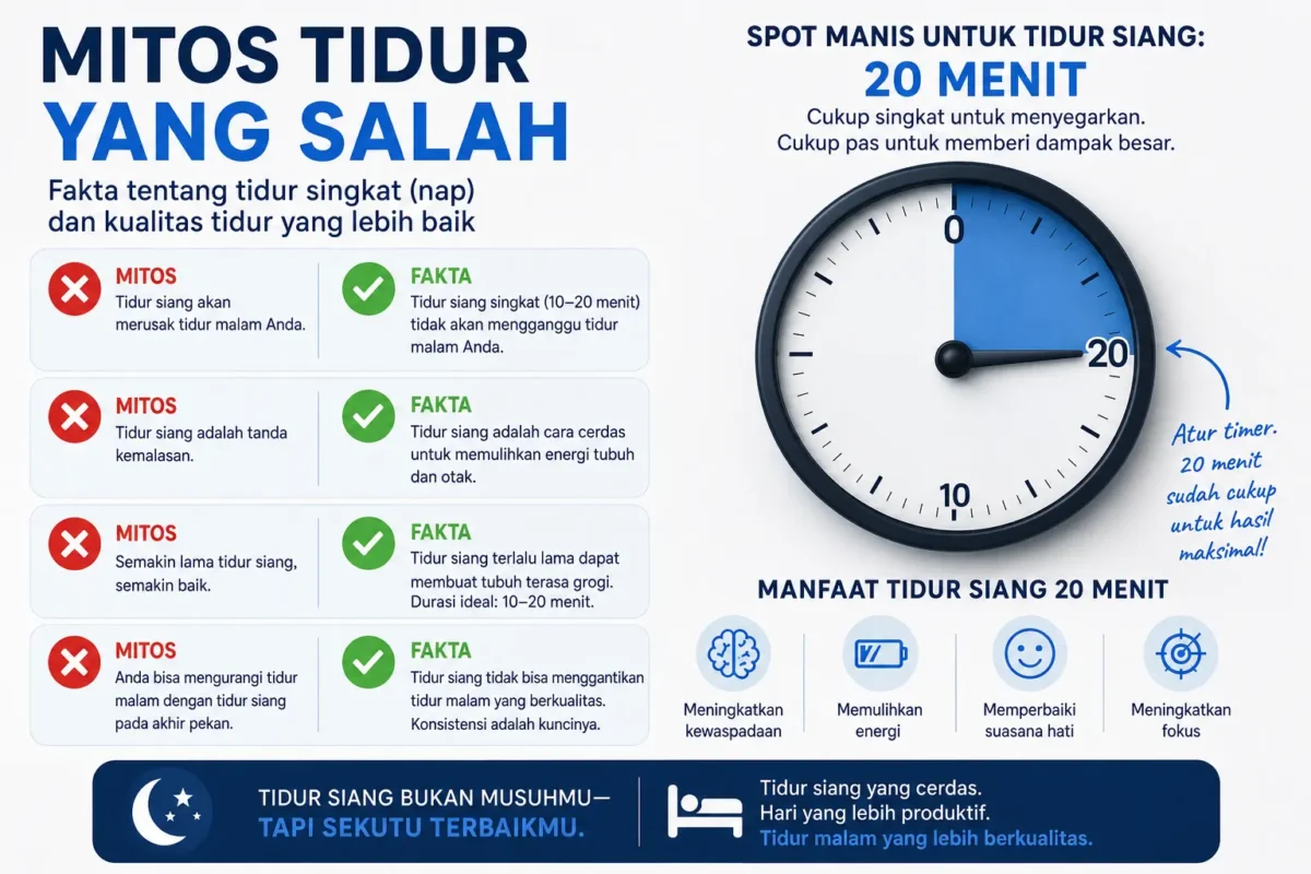 Kunci Tidur Siang Berkualitas: Pentingnya Kasur Kesehatan