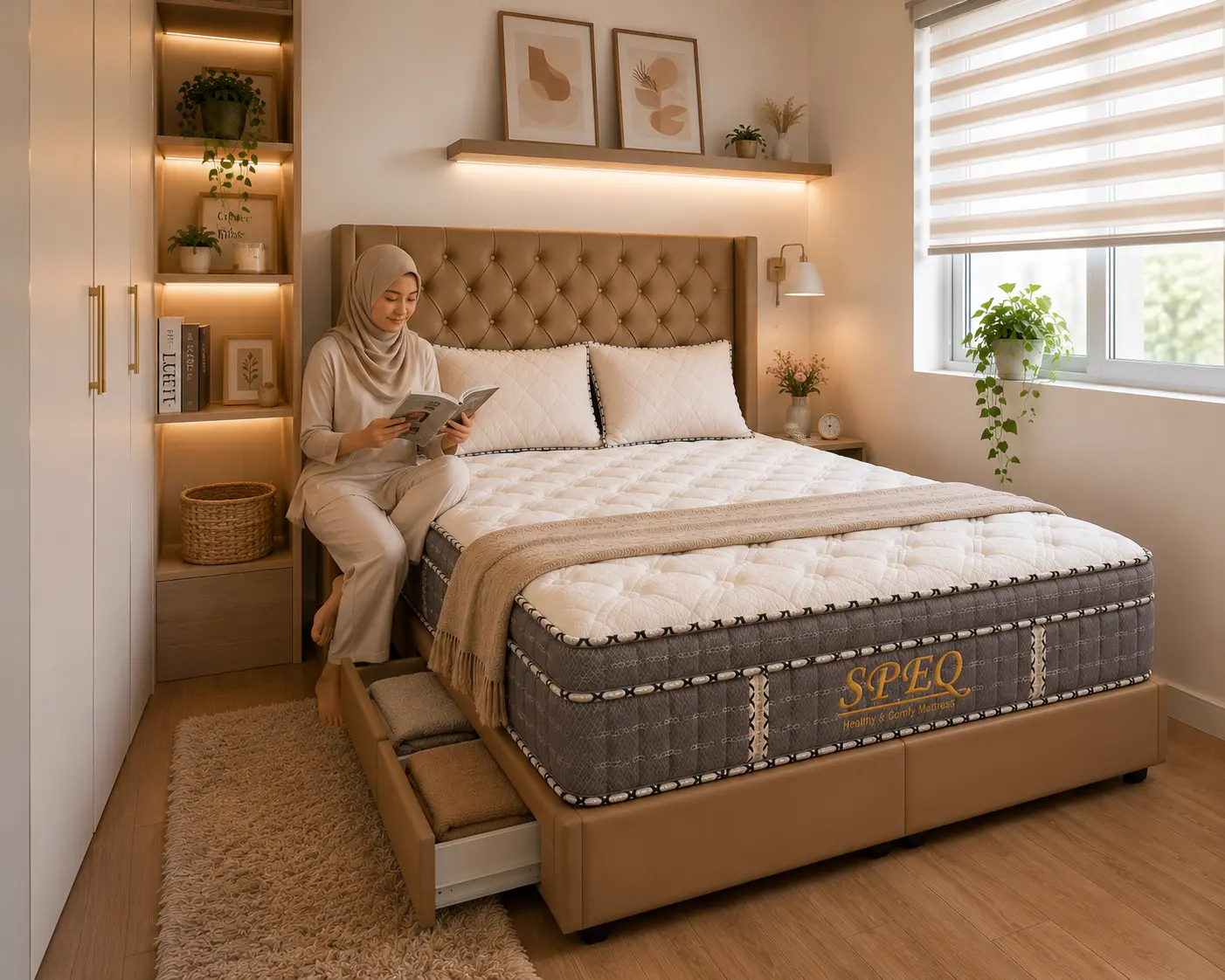 Visual Luas Kamar Mungil